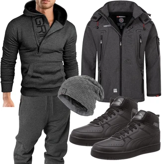 Sport Outfits mit Schwarz Unkategorisiert Puma "Freizeit Outfit"