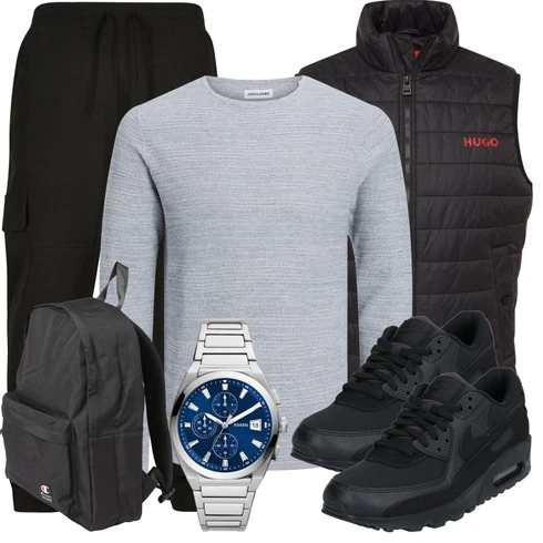 Kariert Schwarz/Grau/Dunkelgrau Schuh Sneaker Low/Schmaler Sneaker/Winter Sneaker/WalkingSchuh/Leder Sneaker/SkateSchuh/SchnürSchuh/FreizeitSchuh Nike Sportswear kombinieren