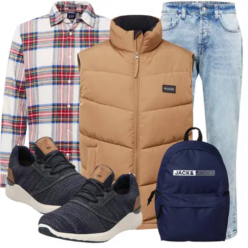 Hellblau Loose fit Jeans/Cropped Jeans/Mom Jean/Girlfriend Jeans/Boyfriend Jean/Dad Jeans/Vintage Jeans/Herren Lederjacke/Jeans mit Schlitz/Unkategorisiert Only & Sons kombinieren mit Hellblau/Dunkelblau/Blau Freizeitschuh/Stoffschuh/Bequemer Schuh/Schnürschuh/Schnürer/Schuh Ohne Schnürsenkel/Sommer Sneaker/Walkingschuh Mustang