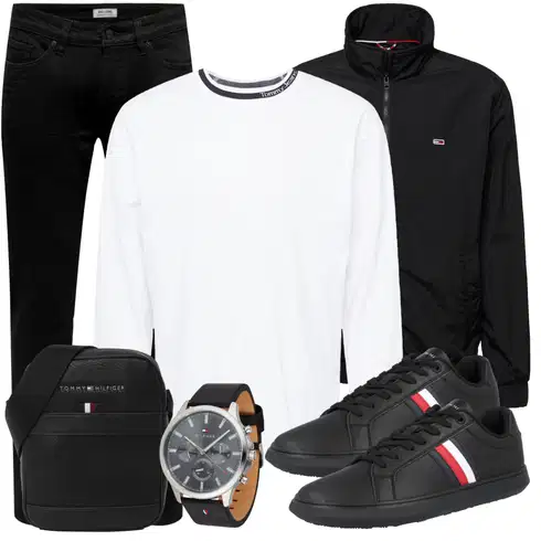 Elegant Schwarz Damen 7/8-Länge Jeans/Sportschuhe/Jeans mit Schlitz/Low Rise Jean/Regular-Fit Jeans/Lederjacke/Slim Fit Jeans/Straight Leg Jean/Leder Schuhe/ThermoJeans Only & Sons kombinierenLook: Uni, Lack, Classic, Coole, Elegant, Moderne, Old Money, Premium, Schlichte, Smart Casual, Unisex