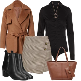 Old Money Outfit s Modrá Dárkový set hodinek/Krabička na Hodinky/Pouzdro Swarovski "Jarní outfit"Look: Styl, Klasické, Elegantní, Extravagantní, Námořní, Kancelář, Old Money, Premium, Retro, 80tá léta