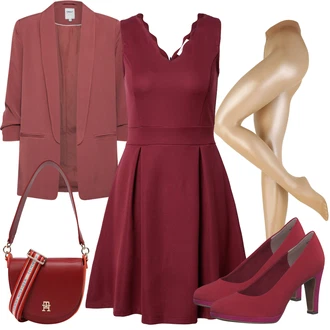 Outfit s Společenské Šaty About You "Jarní outfit"