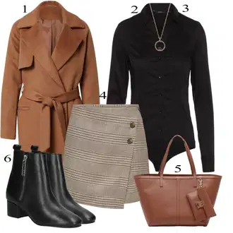 Vuna teplý Outfit sa Smeđa/Bež Midi Kaput/Zimski Kaput Vuneni kaput/Vuneni Kaput/loden kaput/Kaput od Kašmira 2ndday "Tvoj otmjeni outfit"