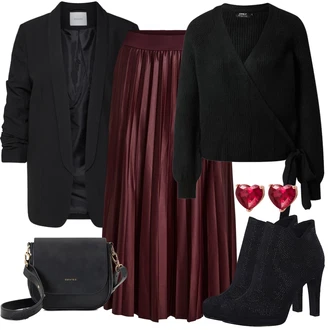 Outfit s Tmavě Modrá/Černá/Modrá Kozačka Kotníková Bota Na Podpatku/Kotníková Bota s Podšívkou/Kozačka Na Podpatku/Letní kotníková Kozačka Tamaris "Módní jarní outfit"