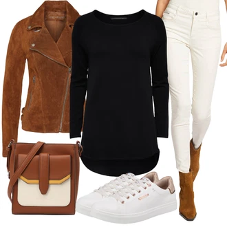 Outfit s Červená Dlouhý Zimní Kabát/Taška Přes Rameno/Dlouhé Kardigany/Doplňek/Tělo/Dlouhá tylová sukně/Batoh Tom Tailor "Módní jarní outfit"