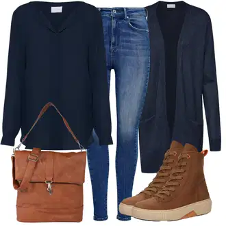 Stil, Western Outfit sa Tamnoplava Bluza s gumbom/Bluza koja se ne pegla/Slip-on Bluza/Poslovna Bluza/Bluza Dugih Rukava/Kožna jakna za muškarce/Bluza s Podignutim Ovratnikom/Bodija Bluze/Svilena bluza/Jednobojna Bluza Vila "Outfit za svaki dan"Look: Stil, klasický, Lagano, Radna odjeća, Unisex, Ured