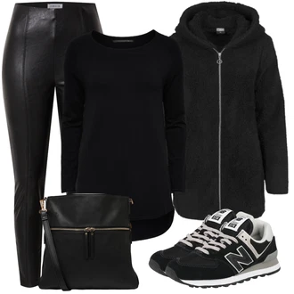 Outfit sa Crna Niska Tenisica New Balance "Outfit za svaki dan"
