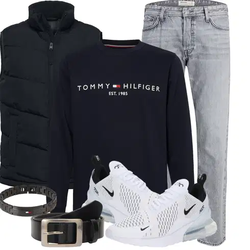 Dunkelblau Große Größe Sweatmode/Damen Pullover/Sport Sweatshirt/Women's Fleece Sweatshirts Tommy Hilfiger kombinieren mit Dunkelblau Sweatmode/Damen Pullover/Sport Sweatshirt/Women's Fleece Sweatshirts Tommy Hilfiger