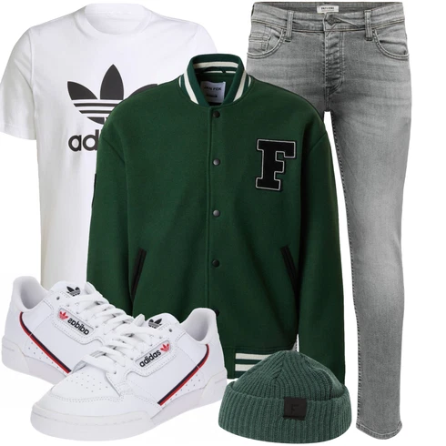 Bluse Große Größe Adidas Originals kombinieren mit Hut Mütze DAN FOX APPAREL