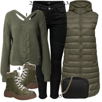 Motor Outfit sa Crna Jeggings/Skinny Hlače/Motociklistička hlača/Biciklistička Hlača Only "Tvoj otmjeni outfit"Look: Motor, Jahanje