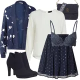 Áčkového střihu krátké letní šaty outfity image