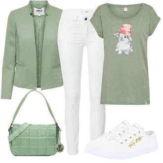 Outfit s Bílá Brax "Perfektní na jaro"