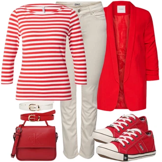 Outfit s Červená Taška/Dlouhý Zimní Kabát/Dlouhá tylová sukně/Dlouhé Šaty/Doplňek Calvin Klein "Perfektní na jaro"