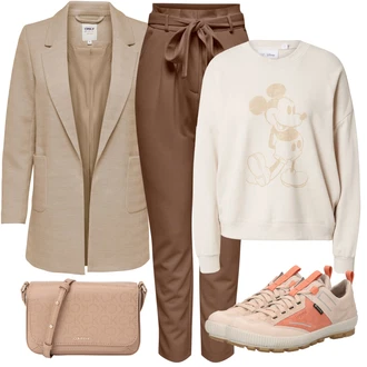Outfit s Béžová Zimní bota/Nízká Teniska/Nízká bota na podpatku/Šněrovací Bota Legero "Perfektní na jaro"