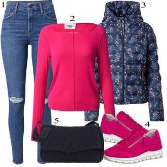 outfit mit Črna Torba za čez ramo weekday "Zimska oblačila"