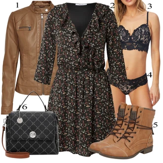 outfit mit Črna/Siva Moški čevlji velikosti 11 HUNKEMÖLLER "Pokrivalo za pomlad"