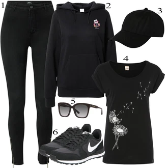 Outfit sa Crna Treggings/Skinny Hlače/Jeggings/Kožna Jakna/Termo Hlača/Samtaste Tajice/Podstavljena Tajica/Tajice visokog Struka/Traper Tajice/Tajice s Prorezom/Pletena Tajica Only "Tvoj otmjeni outfit"