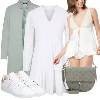 Outfit s Nightwear & Loungewear Noční top/Kamizola/Top & košilka/Korselet/Podšaty/Tvarovací top|šaty HUNKEMÖLLER "Stylový outfit na jaro"