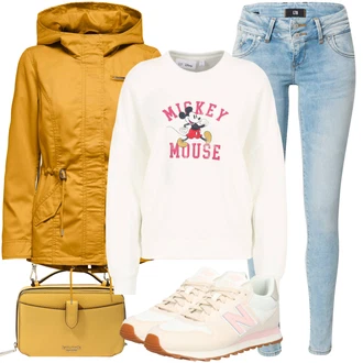 Krátká/mini Outfit "Stylový outfit na jaro"