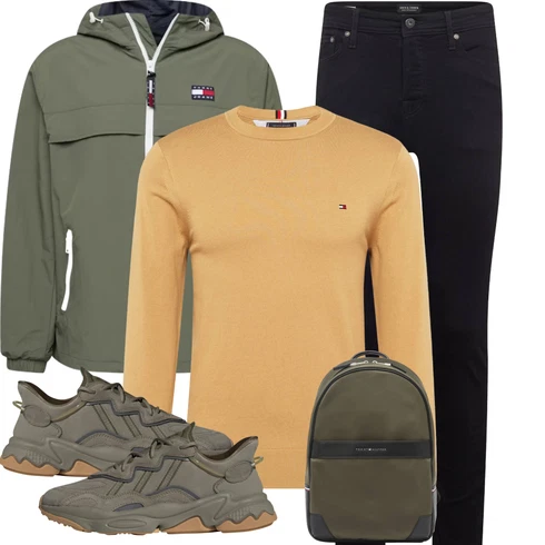Elegant Schwarz/Dunkelblau Hose Große Größe/Slim Fit Jeans/Lederjacke/Leder Schuhe/Thermojeans/Sweatjeans/Winterjacke/Low Rise Jean/Knöchelstiefel Jack & Jones kombinierenLook: Uni, Lack, Outdoor, Casual, Unisex, Coole, Smart Casual, Schlichte, Elegant