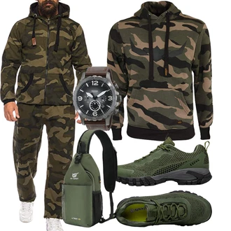 Zweiteilige Outfit mit Schwarz Unkategorisiert Finchman "Super für die Freizeit"