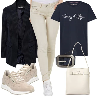 Outfit s Pastelové barvy/Béžová Gabor "Trendový zimní vzhled"