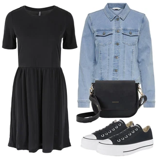 Chuck Taylor All Star Outfit s Černá Teniska Converse "Vzhledy pro volný čas"