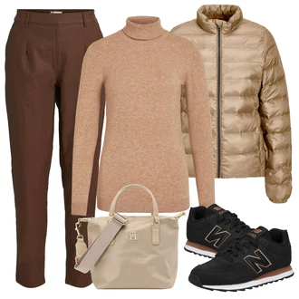 Outfit s Černá Teniska New Balance "Vzhledy pro volný čas"