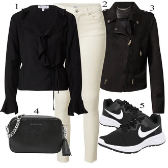 Športne Outfiti mit Črna Tekaški čevelj/Fitnes copat/Gimnastični čevelj/Tekaški copat/Fitnes copat Nike "Pokrivalo za pomlad"