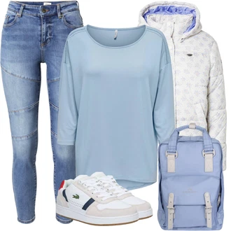 Outfity na zimu Květovaný s Šedá/Stříbrný/Fialová/Bílá Nezařazené Ragwear "Vzhledy pro volný čas"