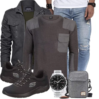 Winter Outfits Petite mit Grau Unkategorisiert HASAGEI "Winterliches Freizeit Outfit"