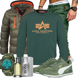Winter Outfits Techno mit Grau Unkategorisiert Puma "Winterliches Freizeit Outfit"Look: Unisex, Techno, Uni, Stil