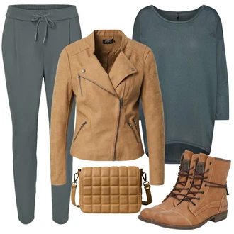 Vintage outfity "Zimní outfit pro volný čas"