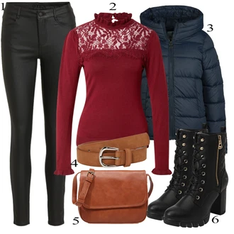 outfit mit Barbour "Zimska oblačila"