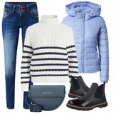 Outfity s gumovými kotníkovými botami od S.Oliver image