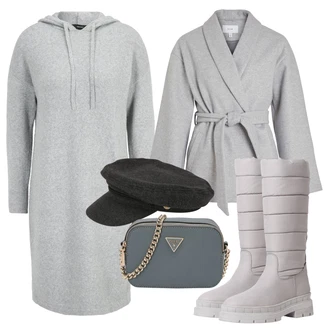 Outfit s Černá Kšiltovka Only "Zimní outfity"