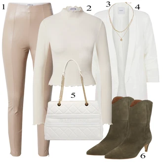 Zimske Outfiti Midi mit Bela/Bež/Khaki/Rjava Majica & Top/Women's Uncategorized Edited "Zimska oblačila"