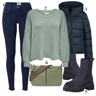 outfit mit Barbour "Zimska oblačila"
