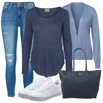 Outfity na zimu s Móda Pro Plnoštíhlou Pletenina veľkej veľkosti Street One "Zimní outfity"