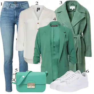Kombinacije za zimu Vjenčanje Nevesta sa Bijela Niska Tenisica/Tanka tenisica/Tenisica s platformom/Rupičasta tenisica Puma "Tvoj otmjeni outfit"Look: Vjenčanje, Koncer, Škola, Sprovod