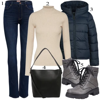 outfit mit Barbour "Zimska oblačila"