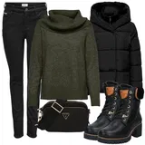 Černé kozačky Panama Jack outfity image