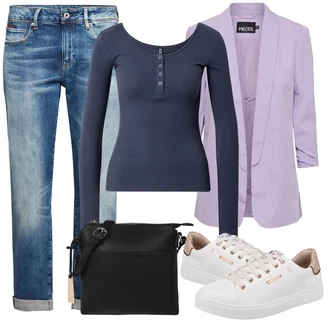 Skromné Outfit s Světle modrá/Modrá Rovná Džína/Džín s Nízkým Pasem/Navlékací džíny/Džíny s Nízkým Sedem/Džíny s Dírou/Džíny s Rozparkem/Formální Košile/Girlfriend Džíny/Dámské Džíny s Délkou 7/8/Vintage džíny/Boyfriend Džínové kalhoty/Zkrácené Džíny G-Star Raw "Zimní outfity"Look: Styl, 70tá léta, Ležérní, Klasické, Cool, Krásný, Premium, Skromné, Unisex