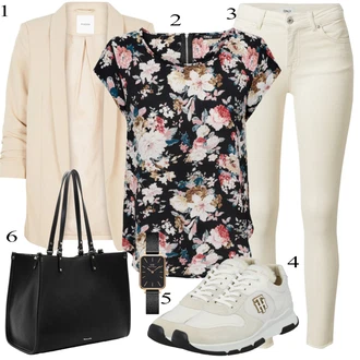 outfit mit Čevlj Superge z ježkom/Teddy superga/Superge Luknjasta/Superge z Bleščicami/Superge Z Bočno Zadrgo Tommy Hilfiger "Pokrivalo za pomlad"