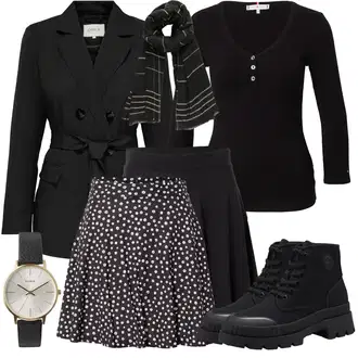 Outfit s Černá Kožená bunda/Oversize Sako/Kožená bunda pro muže/Elegantní Sako/Blejzrové Bund/Dvojřadový Sako/Dlouhý Sako/Krátké Sako/Boyfriend Sako/Kožená Pánská Bund Only "Cool vzhled na jaro"