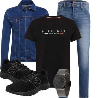 Retro Outfit mit Schwarz/Dunkelblau barfußschuh/Bequemer Schuh/gesundheitsschuh/Schnürschuh/Sneaker Low/Schmaler Sneaker/Sommer Sneaker/Walkingschuh New Balance "Cooler Look für den Frühling"Look: Outdoor, Classic, Indoor, Nerd, Premium, Retro, Sportlich, Unisex, Workwear