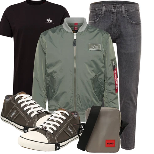 Schwarz/Grau Bluse Große Größe/Shirt & Top Große Größe/T-Shirt Training/Funktions T-Shirt/Kurzarm T-Shirt/Ausgefallenes T-shirt Alpha Industries kombinieren mit Schwarz/Grau Bluse Große Größe/Shirt & Top Große Größe/T-Shirt Training/Funktions T-Shirt/Kurzarm T-Shirt/Ausgefallenes T-shirt Alpha Industries