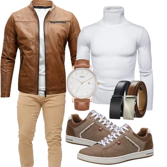 Frühlings Outfits Leichte mit Grau ARRIGO BELLO "Cooler Look für den Frühling"