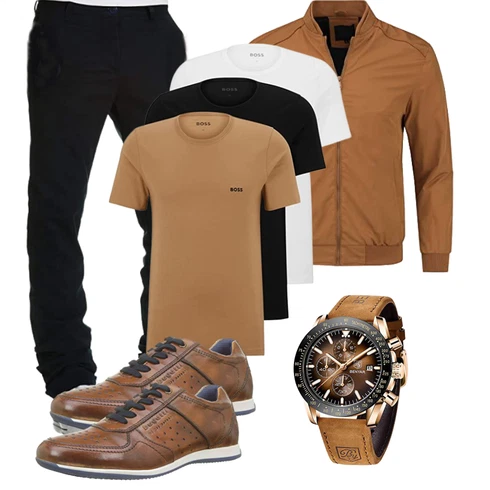 Braun/Khaki/Beige/Orange Fliegerjacke/Herbstjacke/Uniformjacke/Frühlingsjacke/Jacke mit Seitlichem Reißverschluss/Nylonjacke/Sommerjacke/Bomberjacke YOUTHUP kombinieren