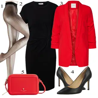 outfit mit Rdeča Torba za čez ramo Ted Baker "Pokrivalo za pomlad"